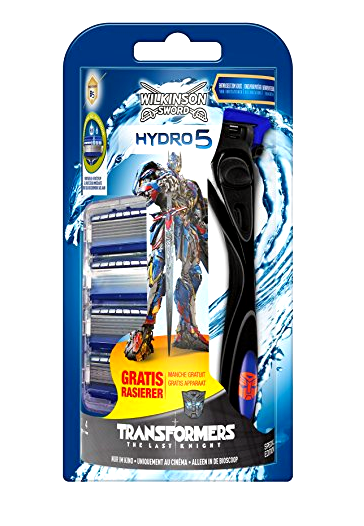 Wilkinson Sword Hydro 5 Набор  Vorteilspack Transformers Edition с 4 лезвиями + бритва