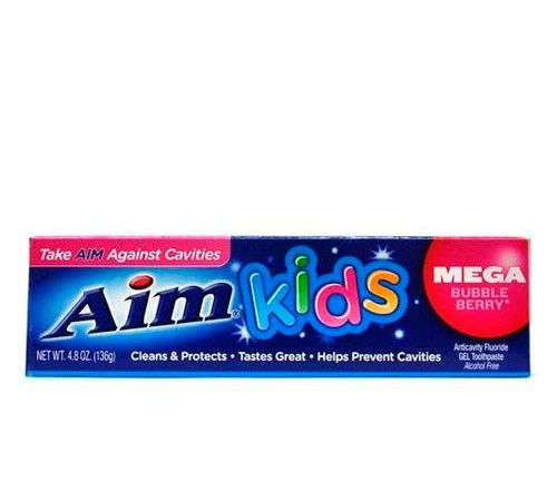 Aim Kids Mega Bubble-berry зубная паста для детей 136 g