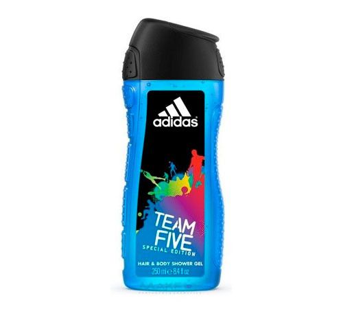 Adidas TEAM FIVE гель для душа & шампунь 400 ml