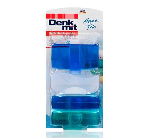DenkMit WC-Duftspüler Aqua Trio Originalpack освежитель воздуха под ободок унитаза 3 tabs