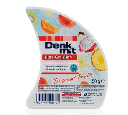 DenkMit Duft-Gel Tropical Fruits 2 in 1 гелевый освежитель воздуха 150 г