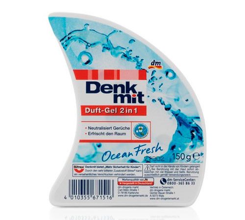 DenkMit Duft-Gel Ocean Fresh 2 in 1 гелевый освежитель воздуха 150 г