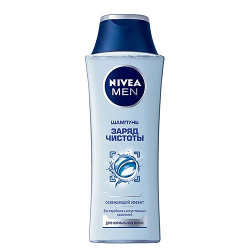 Nivea шампунь для волос заряд чистоты для мужчин 250 мл