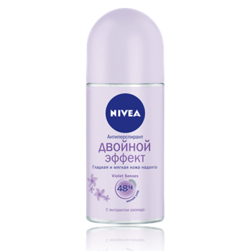 Nivea двойной эффект violet senses дезодорант-антиперспирант ролик 50 мл