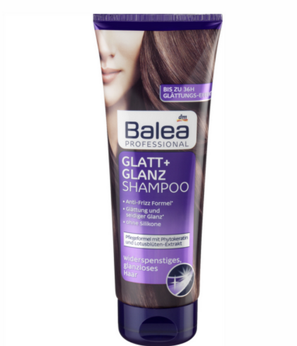 Balea Professional Glatt + Glanz Shampoo Профессиональный шампунь для волос 250 ml