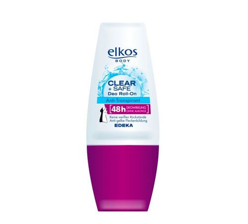 Elkos Clear+Safe 48hr женский дезодорант роликовый 50 мл