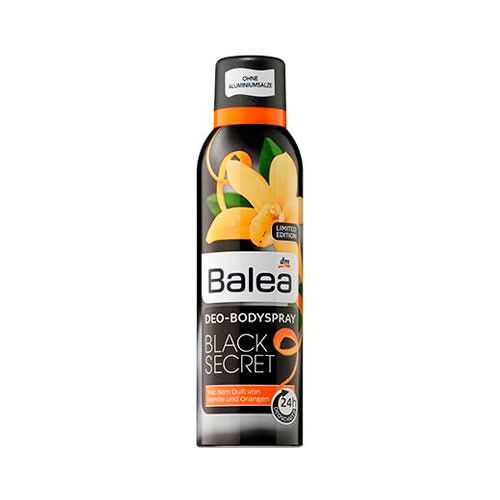 Balea Deo Bodyspray Black Secret  дезодорант аэрозольный 200 ml