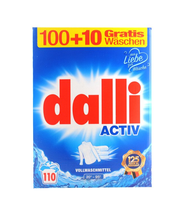 Dalli Activ для белых и светлых вещей 7,15 кг - 110 стирок