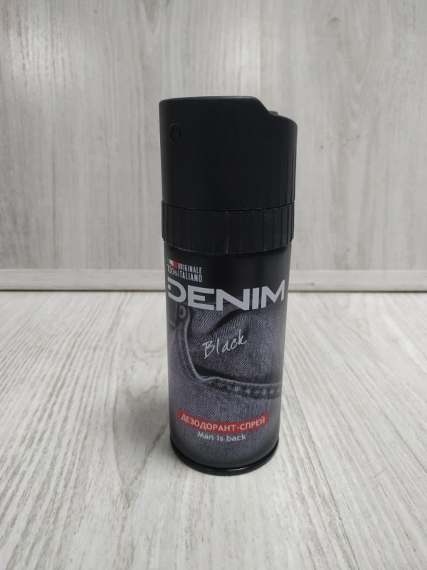 Denim Black дезодорант аэрозольный мужской 150 ml