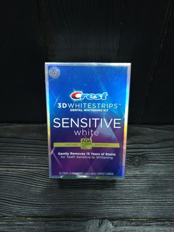 Crest 3D White SENSITIVE отбеливающие полоски для зубов 26 шт