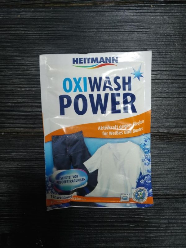 Heitmann OXI Wash Power Специальный пятновыводитель для цветного и белого белья 50 г