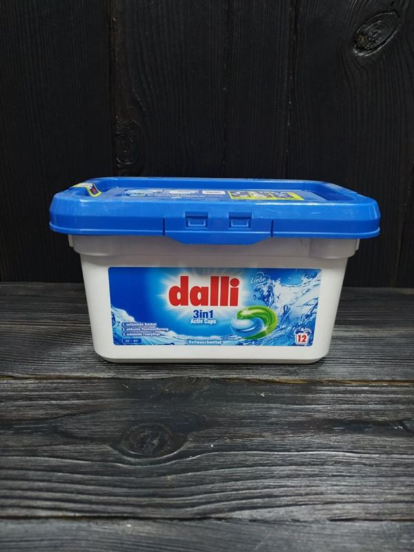 Dalli універсальні капсули для прання 12шт