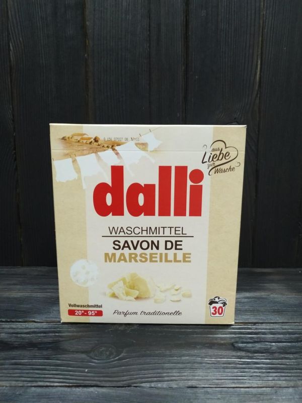 Dalli  Стиральный порошок с марсельским мылом 1,95 кг 30 ст