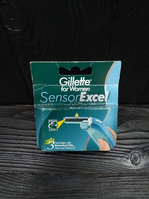 Сменные женские картриджи Gillette Sensor Excel for Women   3 шт в уп