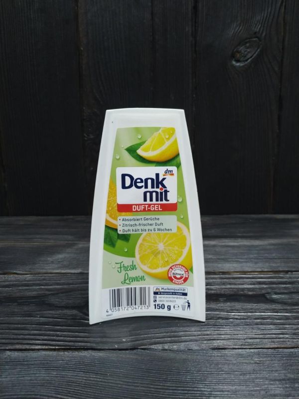 DenkMit Fresh Lemon гелевый освежитель воздуха 150 г