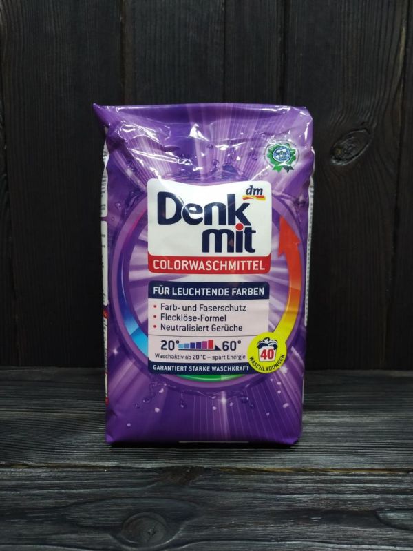 Denkmit Colorwaschmittel стиральный порошок для цветного белья (40 стирок)