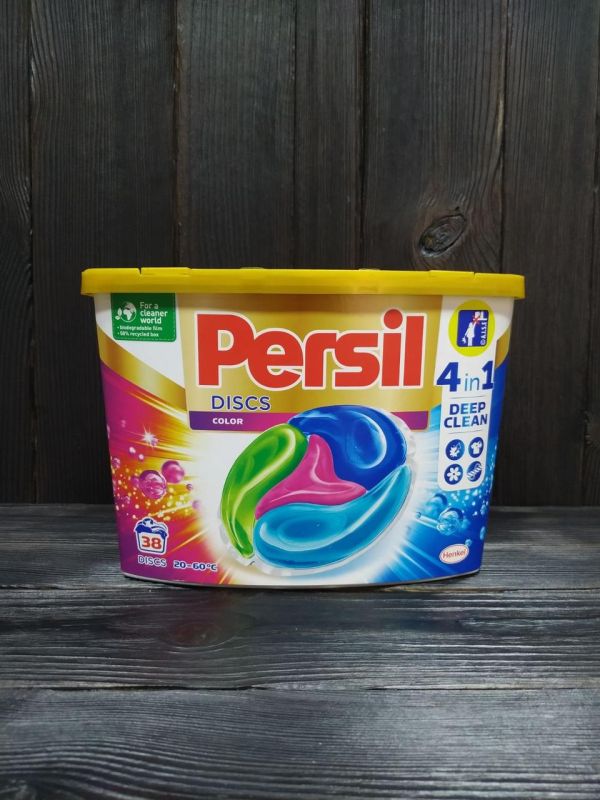 Капсулы для стирки Persil Discs Color Deep Clean (38шт)