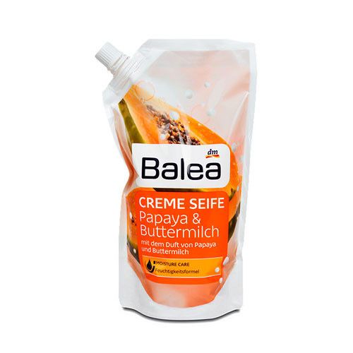 Balea Creme Seife Papaya & Buttermilch жидкое мыло запасная упаковка 500 ml