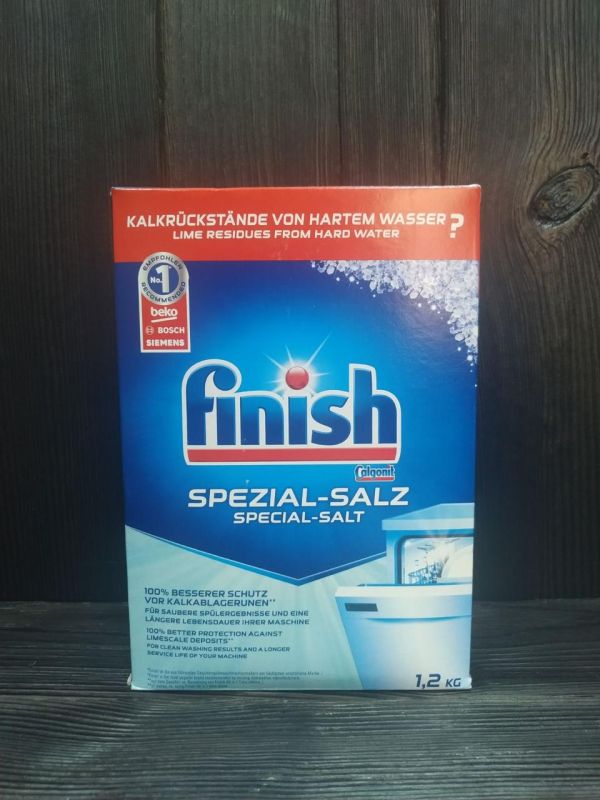 Finish соль для посудомоечных машин 1,2 кг