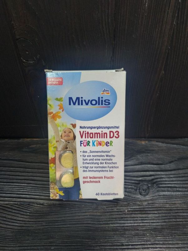 Mivolis жевательные витамины D3 для детей (60 шт) Denkmit