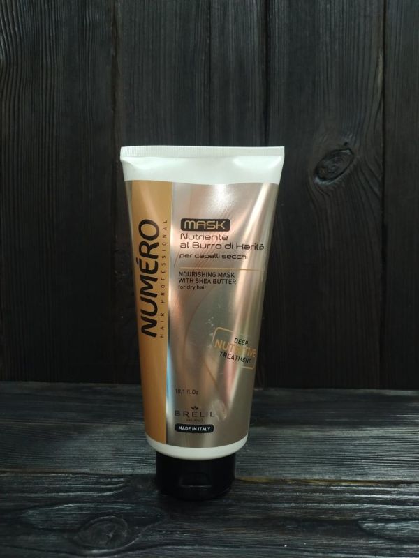 Brelil Numero маска для волос с маслом карите  300 ml