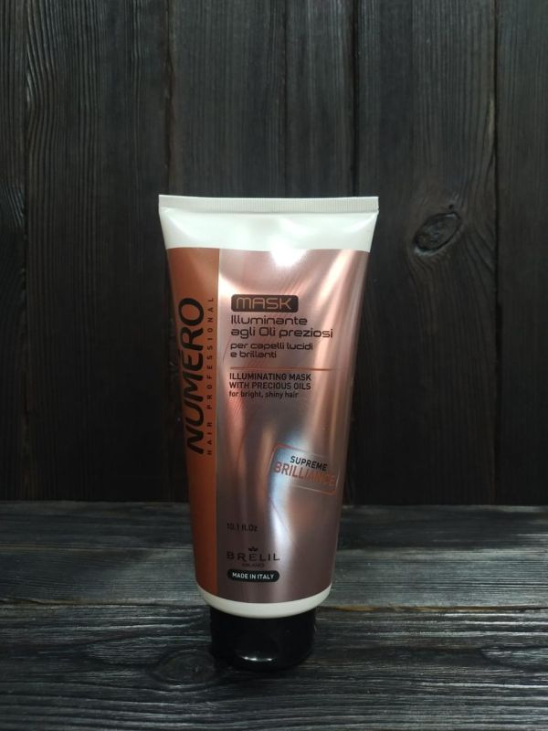 Brelil NUMERO Маска для волос укрепляющая и питательная с ценными маслами 300 ml