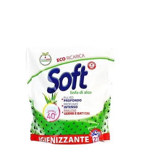 Пральний порошок Soft Linfa di Aloe універсальний 1.1кг - 22 ст.