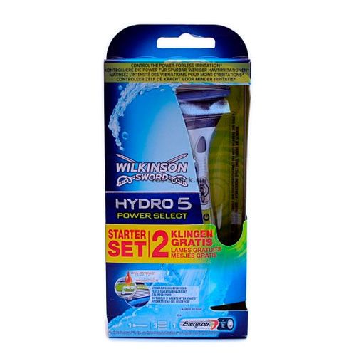 Wilkinson Sword HYDRO 5 Power Select мужской станок для бритья+ 3 сменные кассеты и батарейка