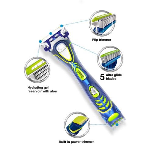 Wilkinson Sword HYDRO 5 Groomer 4 в 1 (1 картидж в комплекте) мужской станок для бритья