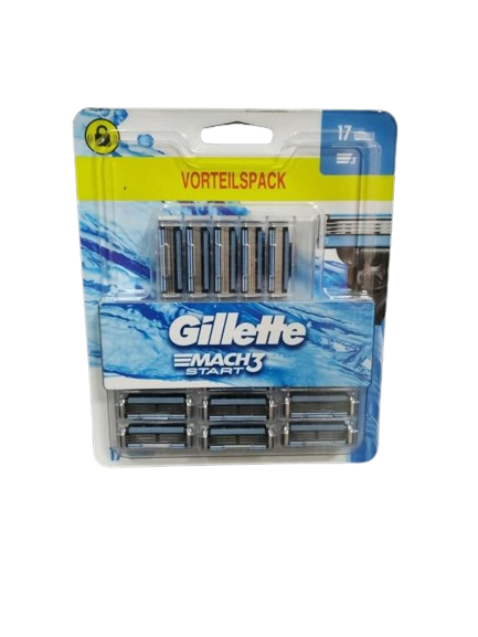 Gillette Mach3 Start змінні леза для гоління 17 шт в уп