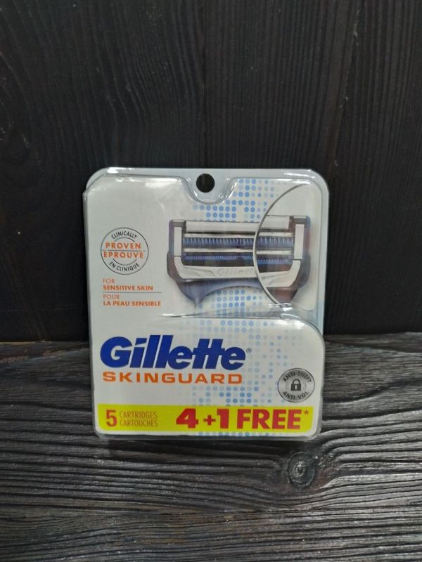 Gillette Skinguard запаска 2х лезвийная на станок Fusion. 5шт