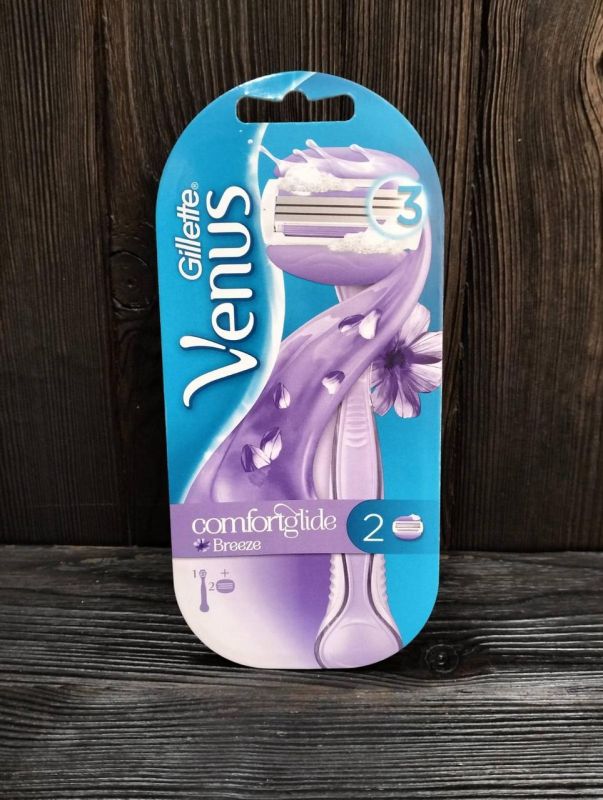 Gillette Venus Breeze женский станок для бритья + 2 зап