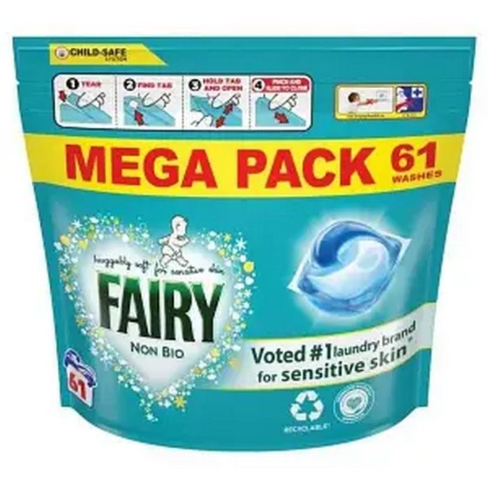 Капсулы для стирки Fairy 3 в 1 Non Bio  61 шт