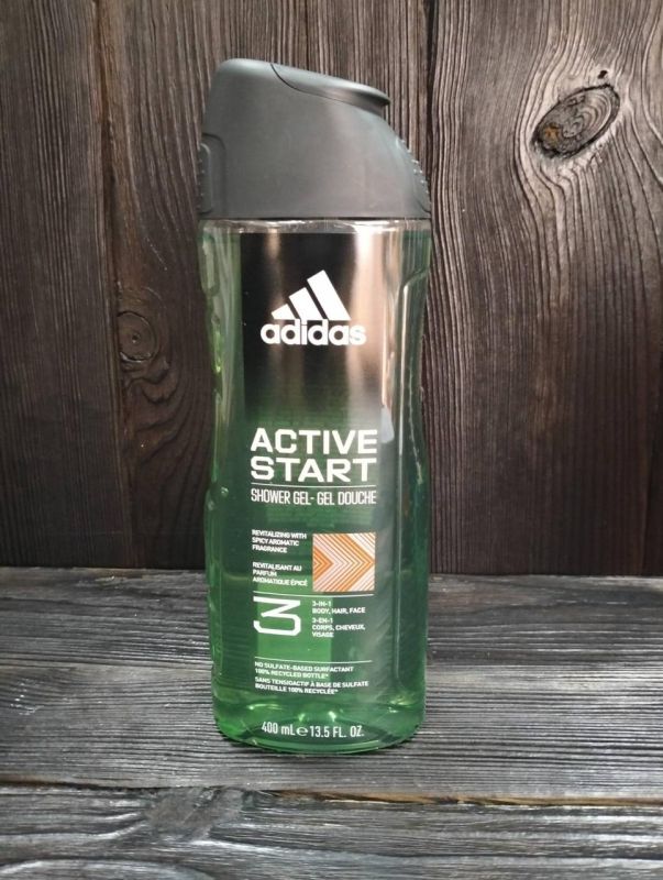 Adidas Active Start гель для душа & шампунь 400 ml