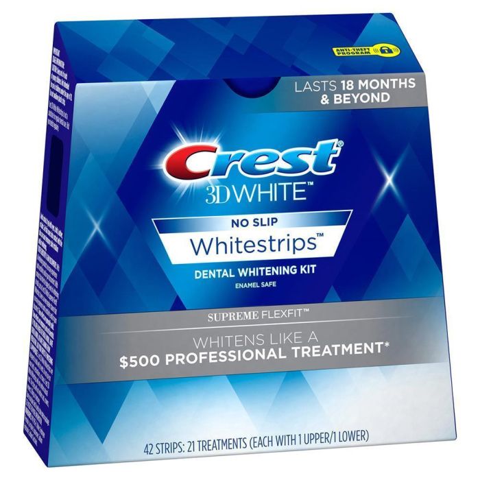 Crest 3D White Luxe Whitestrips Supreme FlexFit отбеливающие полоски (42 шт.)