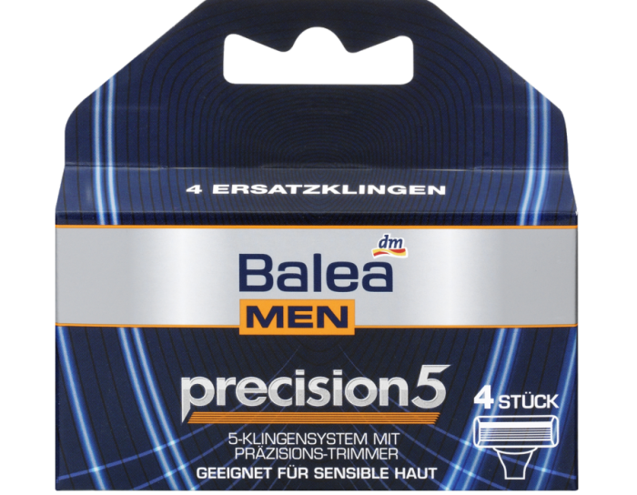 Balea Precision5 (4) змінні картриджі в упаковці