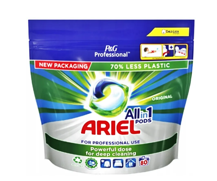 Ariel Professional универсальные капсулы для стирки 80 шт