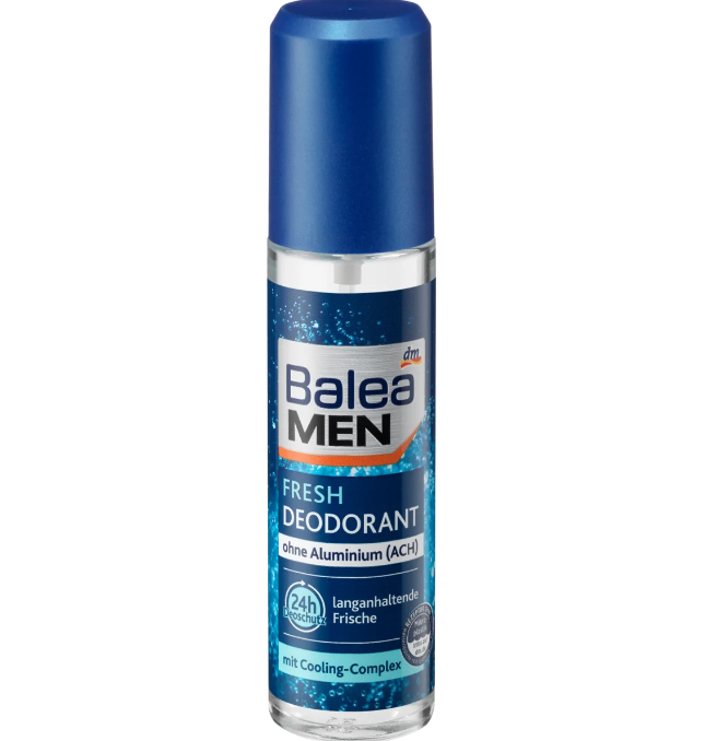 Balea Deospray Fresh дезодорант-спрей у скляній пляшці 75 мл