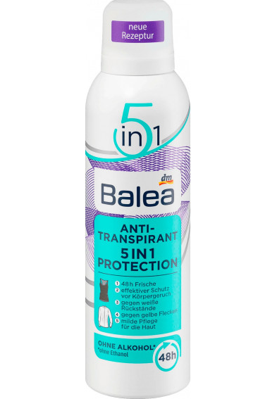 Balea деозодорант спрей Anti-Perspirant 5in1 200 мл