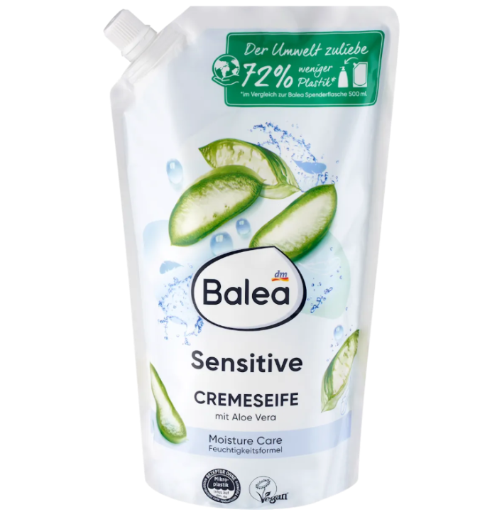 Balea жидкое крем - мыло для чувтвительной кожи 500 ml  ( запаска)