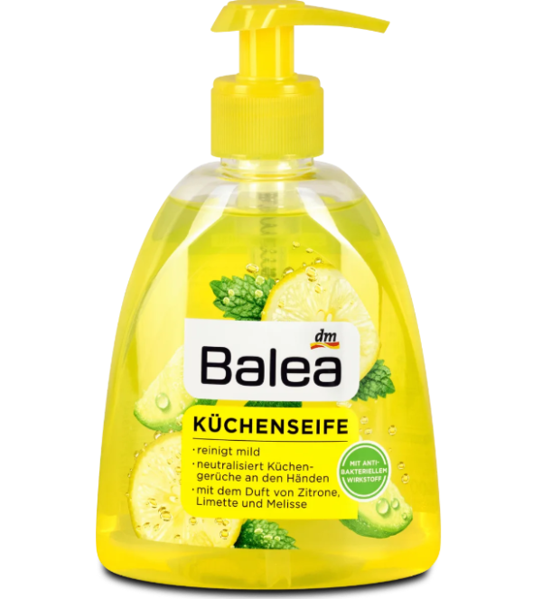 Balea Жидкое мыло для кухни - лимон, лайм и мелисса, 300 мл