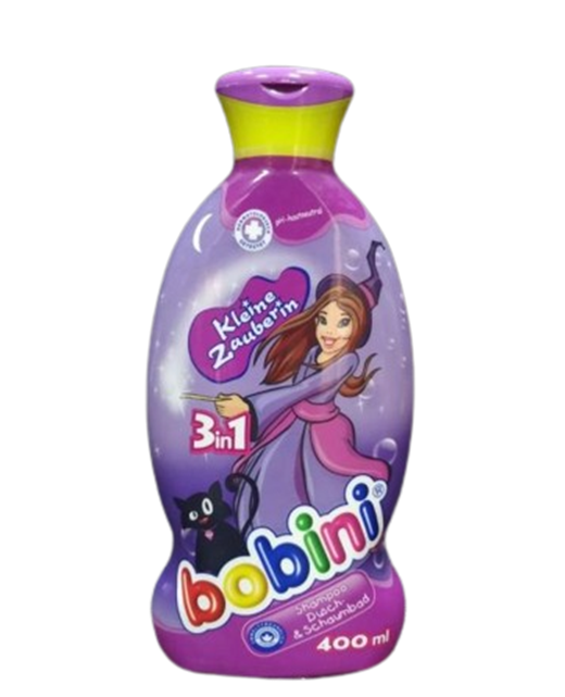 Bobini 3 в 1 шампунь - гель для душа - пена для ванн 400 мл Маленькая колдунья