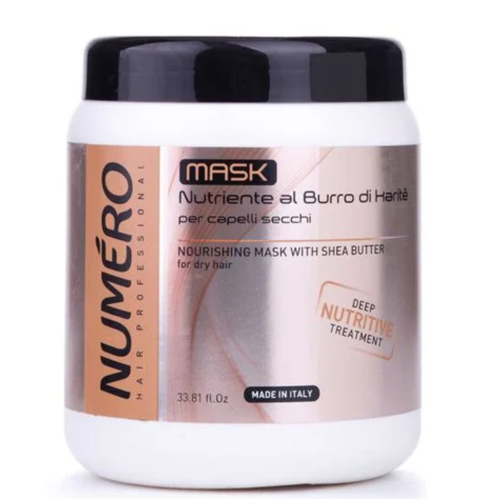 Brelil Numero Nourishing  маска для блеска волос на основе ценных масел 1л.