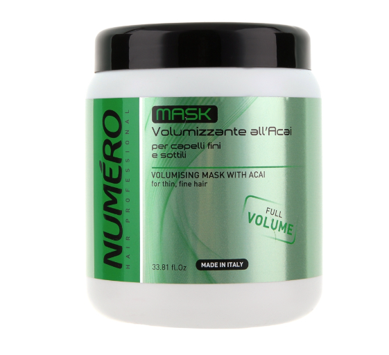 Brelil Numero Volumising Mask Маска для придания обьема с экстрактом асаи 1л.