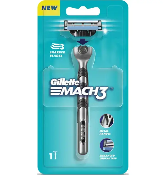 Чоловічий верстат для гоління Gillette Mach3 (1запаска)