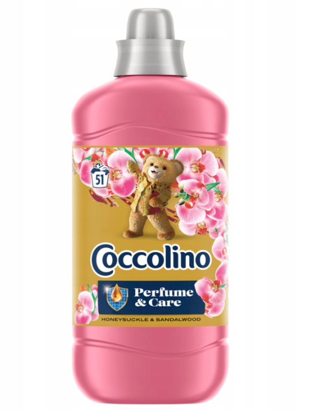 Coccolino кондиціонер для білизни з ароматом жимолості та сандалу, 1275 мл - 51 пр