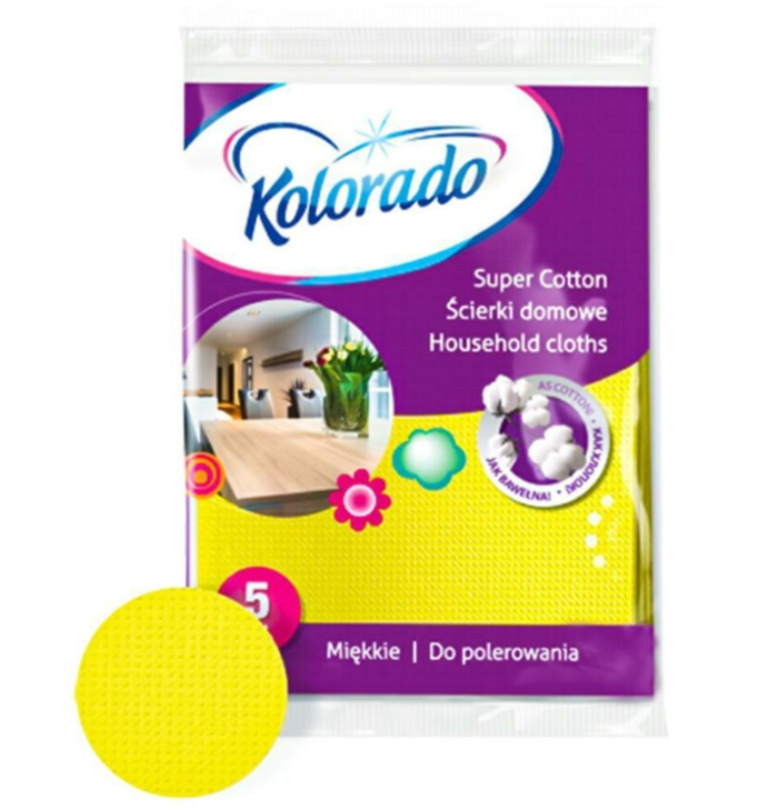 KOLORADO тряпочки для уборки универсальные 5шт