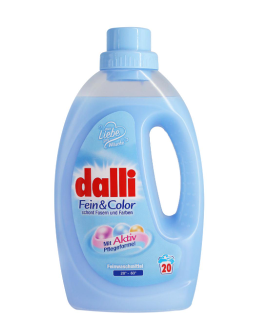 Dalli Гель для прання Fein&Color для делікатних речей 20 прань 1,1 л