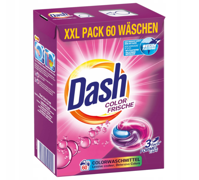 Dash Color капсули для прання 60 шт