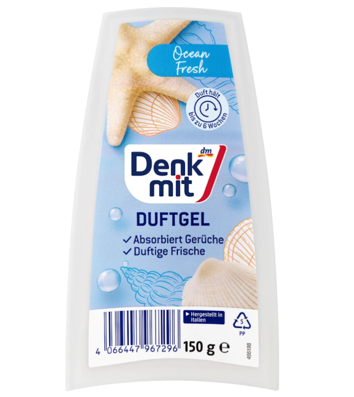 DenkMit Ароматический гель-освежитель воздуха Ocean Fresh, 150 г